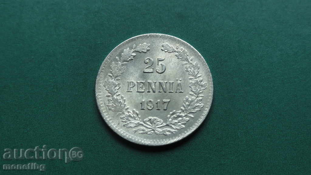 Ρωσία (Φινλανδία) το 1917. - 25 Penny Ρωσία (Φινλανδία) το 1917. - 25 Penny