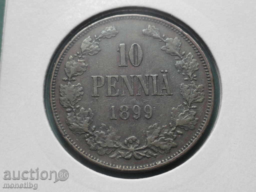 Русия (за Финландия) 1899г. - 10 пениа Русия (за Финландия) 1899г. - 10 пениа