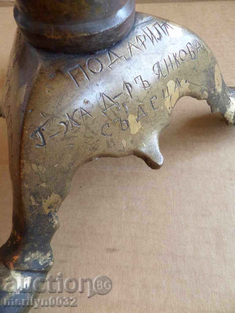 Auction Old candlestick candlestick about 140 years candle lamp Auction Old candlestick candlestick about 140 years candle lamp