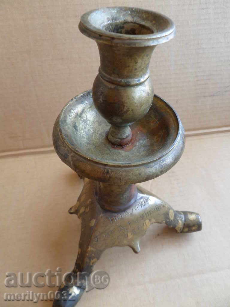 Old candlestick candlestick about 140 years candle lamp - 5 Old candlestick candlestick about 140 years candle lamp - 5