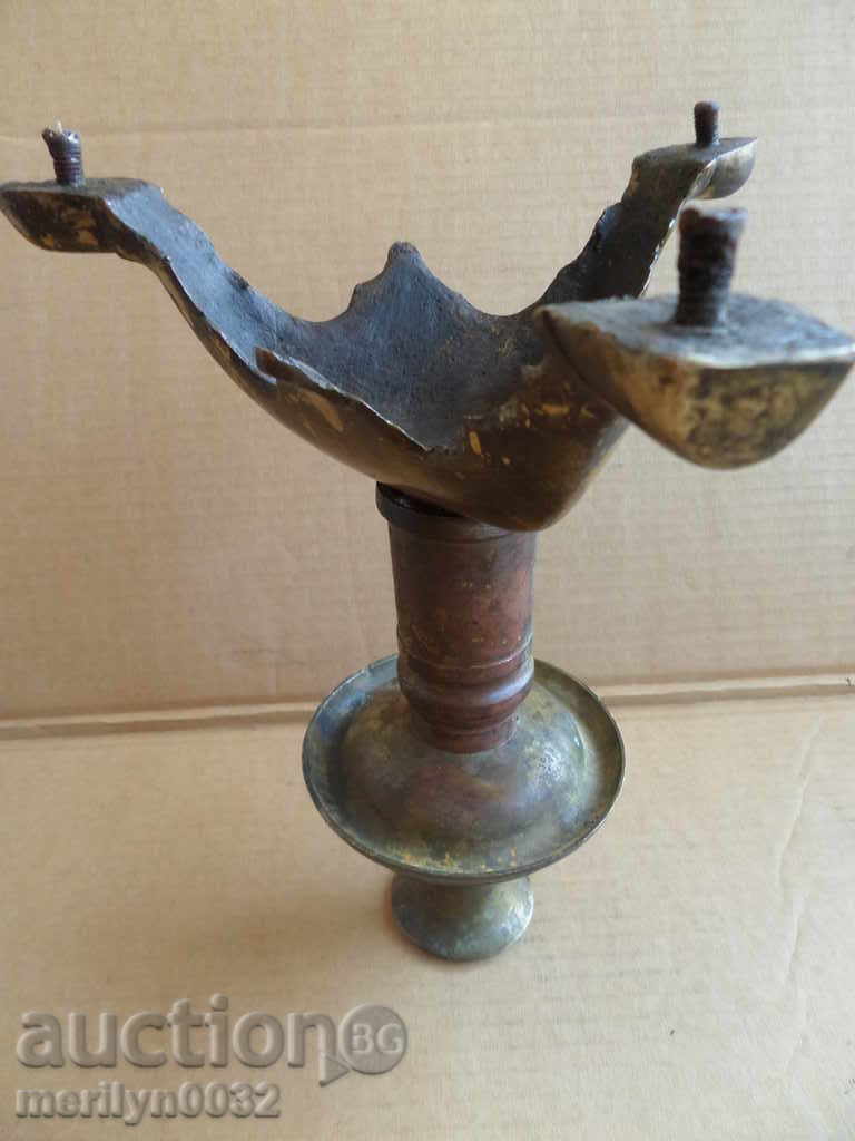 Old candlestick candlestick about 140 years candle lamp - 6 Old candlestick candlestick about 140 years candle lamp - 6