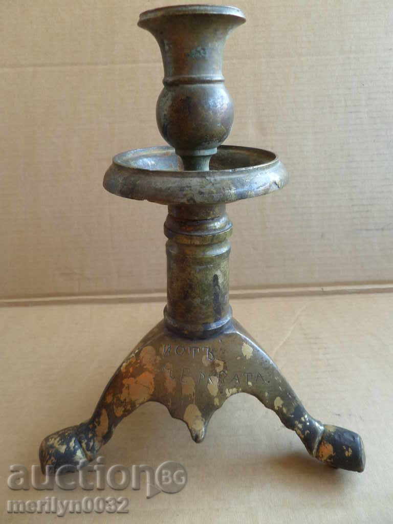 Old candlestick candlestick about 140 years candle lamp - 7 Old candlestick candlestick about 140 years candle lamp - 7