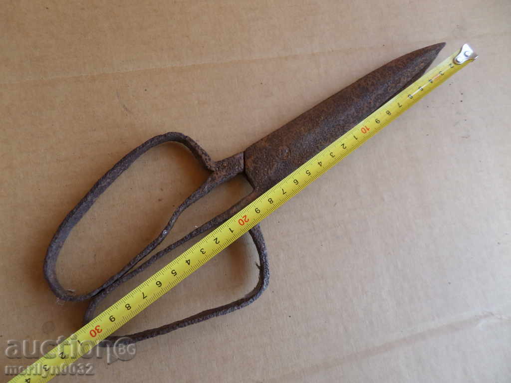 Old scissor scissors, wrought iron - 6 Old scissor scissors, wrought iron - 6