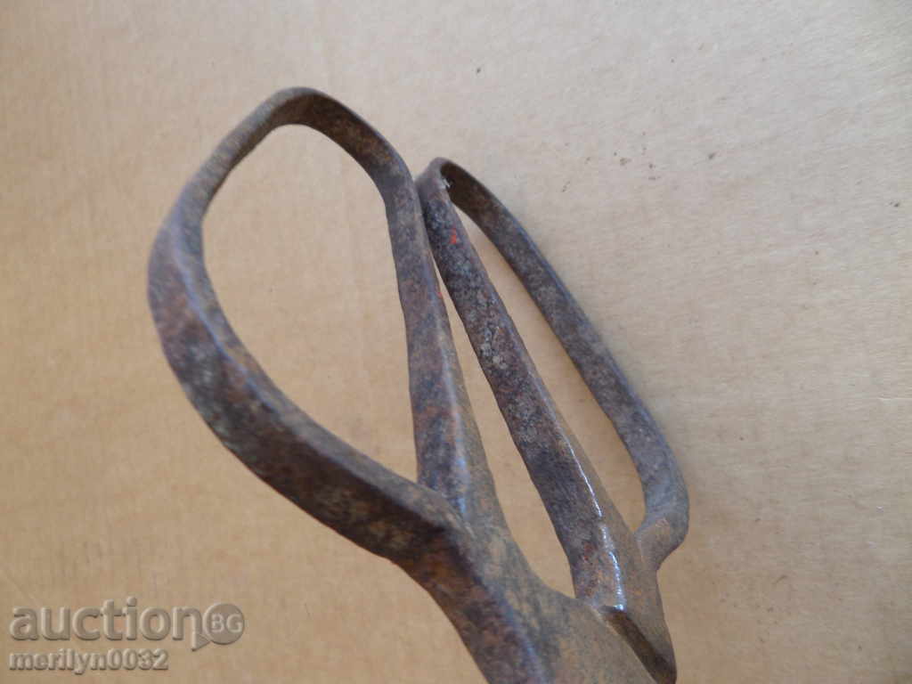 Old scissor scissors, wrought iron - 7 Old scissor scissors, wrought iron - 7
