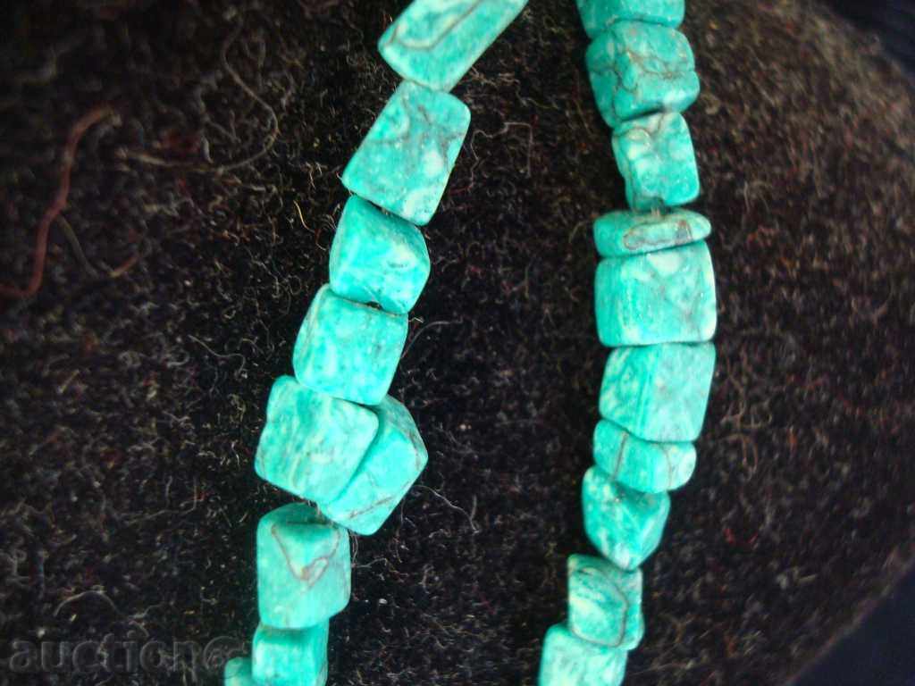 Κολιέ με χρώμα - ανοιχτό πράσινο, πέτρα, χάντρες, τιρκουάζ, τιρκουάζ, 88 cm. με τιμή 19.95 BGN | € 10.20 Κολιέ με χρώμα - ανοιχτό πράσινο, πέτρα, χάντρες, τιρκουάζ, τιρκουάζ, 88 cm. με τιμή 19.95 BGN | € 10.20