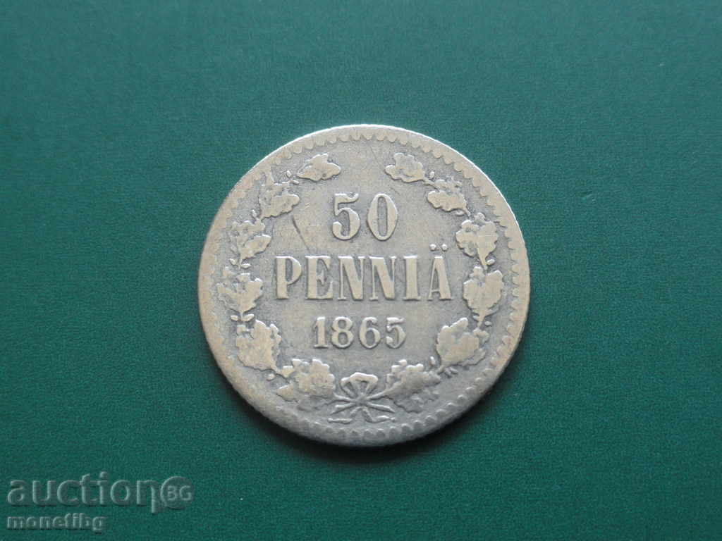 Russia (for Finland) 1865 - 50 penny