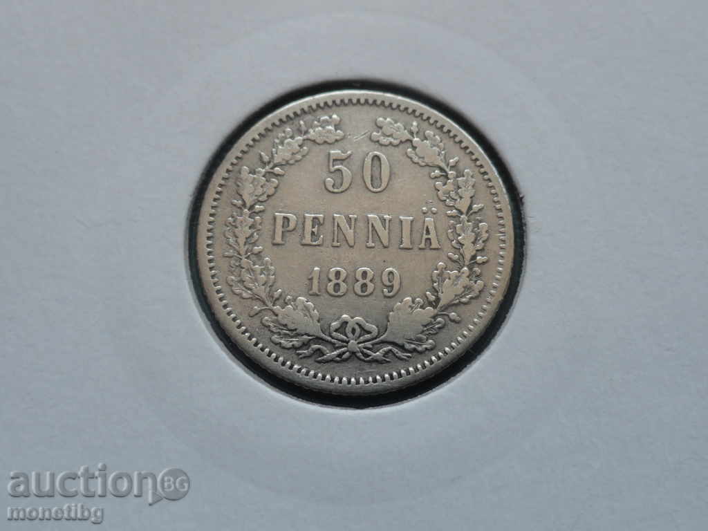 Russia (for Finland) 1889. - 50 penny - 5 Russia (for Finland) 1889. - 50 penny - 5