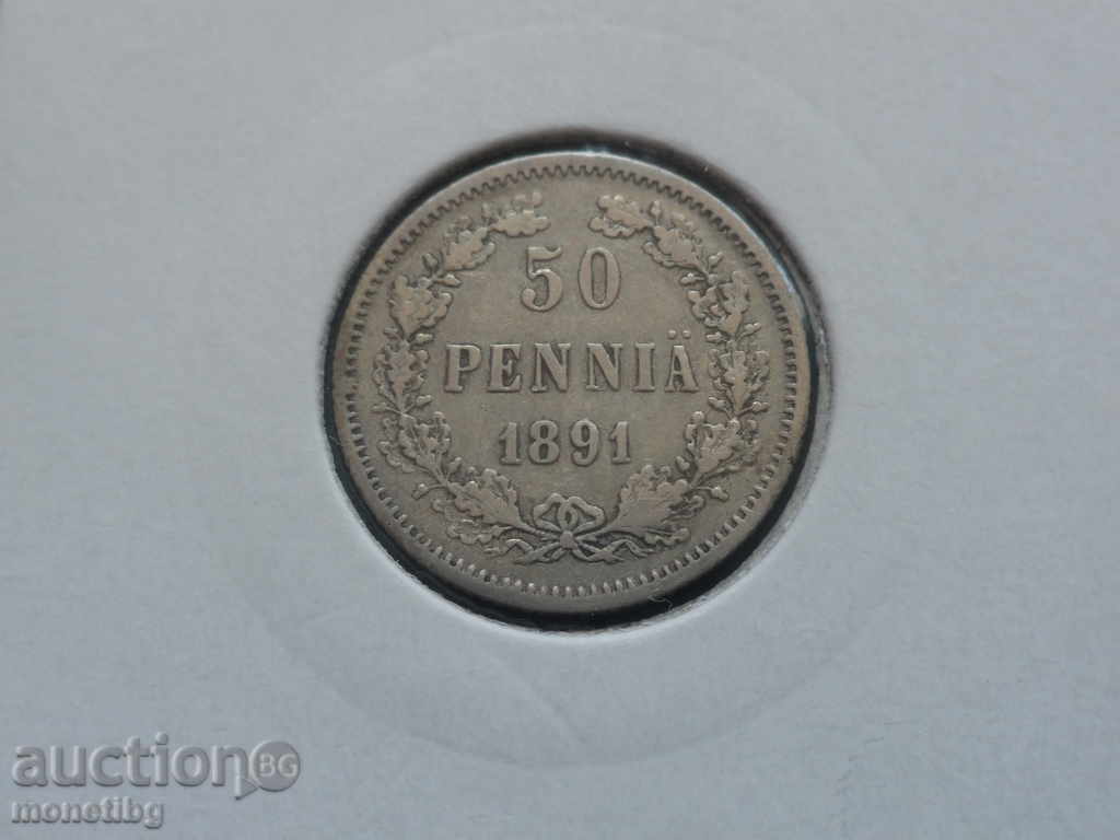 Russia (for Finland) 1891. - 50 penny - 5 Russia (for Finland) 1891. - 50 penny - 5