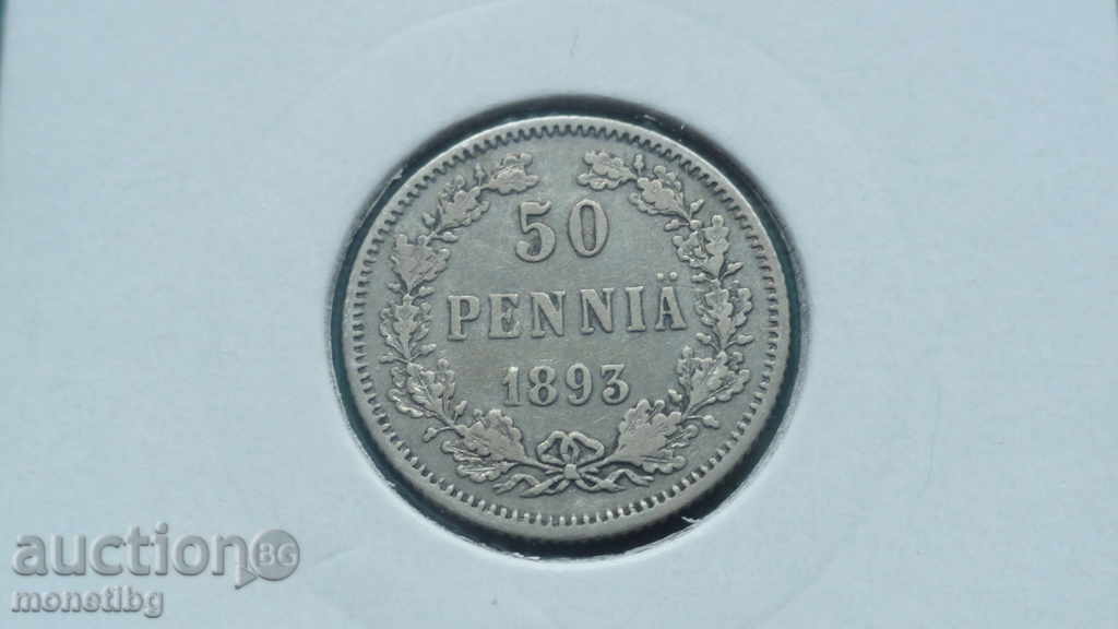 Russia (for Finland) 1893 - 50 penny - 5 Russia (for Finland) 1893 - 50 penny - 5