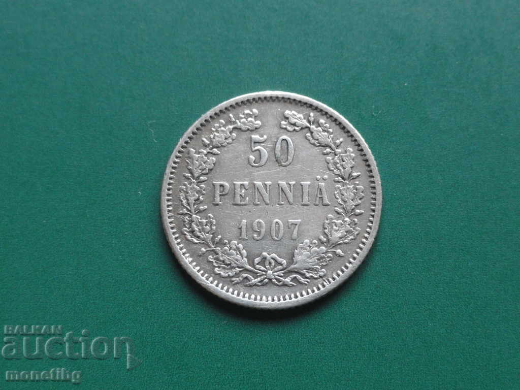 Russia (for Finland) 1907 - 50 pennia - 5 Russia (for Finland) 1907 - 50 pennia - 5