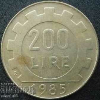 Ιταλία - 200 λίρες το 1985.