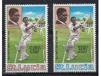 1968. Sfânta Lucia. turneu Cricket Zapp. India.