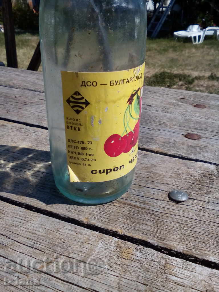 Licitație Sticla, sticla de sirop Licitație Sticla, sticla de sirop