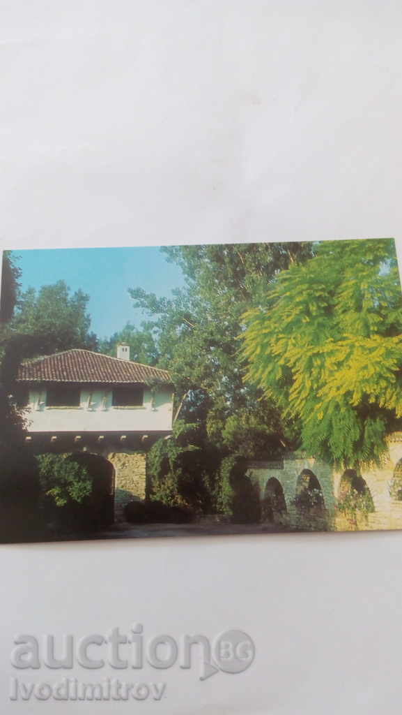 Vedere carte poștală Balcic a palatului
