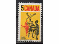 1968. Καναδά. Λακρός - παίζουν μπάλα, καταγωγής Καναδά.