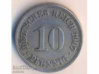 Germania 10 pfenigi 1907A