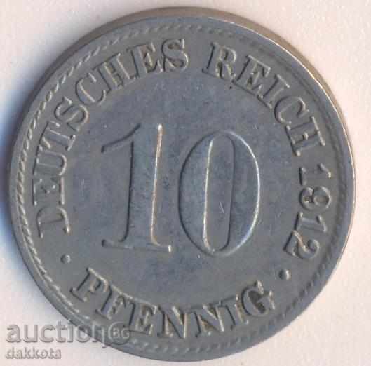 Germany 10 Pfennig 1912a