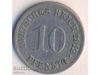 Germania 10 pfenigi 1912a