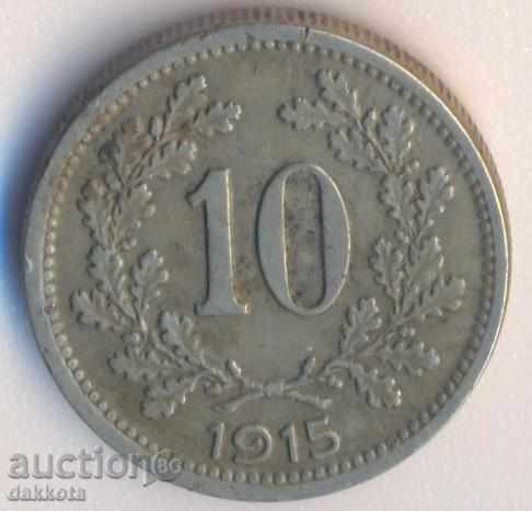Austria 10 chelery 1915 year