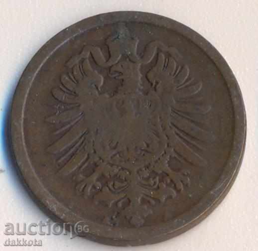 Германия 2 пфенига 1876а с цена 3.00 лв. | € 1.53 Германия 2 пфенига 1876а с цена 3.00 лв. | € 1.53