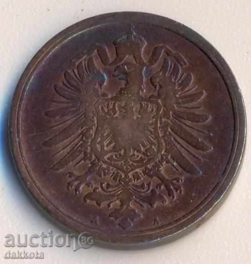 Германия 2 пфенига 1874а с цена € 3.00 | 5.87 лв.