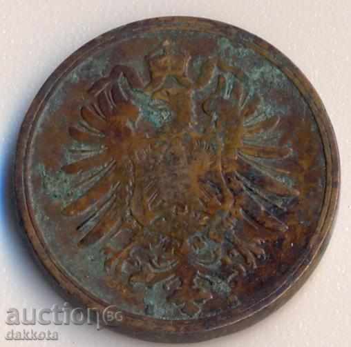 Германия 2 пфенига 1875в с цена € 2.00 | 3.91 лв.