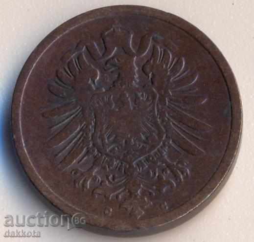 Германия 2 пфенига 1876с с цена € 2.90 | 5.67 лв.