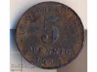 Germany 5 pfennig 1918a, iron