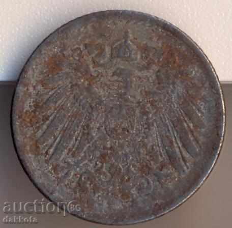 Germany, 5 pp 1916, iron with price 0.50 BGN | € 0.26 Germany, 5 pp 1916, iron with price 0.50 BGN | € 0.26