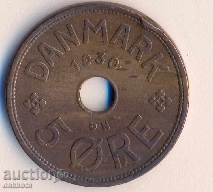 Danemarca 5 öre 1930