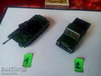 LOT Military vehicle and tank, metal, MADE IN ENGLAND.