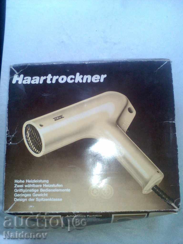 Auction Hair Dryer from Sotca Haartrockner DDR AKA Electric Auction Hair Dryer from Sotca Haartrockner DDR AKA Electric