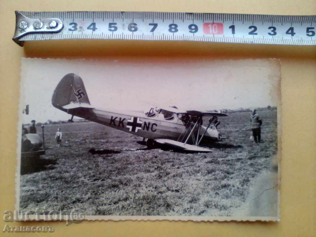An old photo crashed a broken German plane with price 199.00 BGN | € 101.75