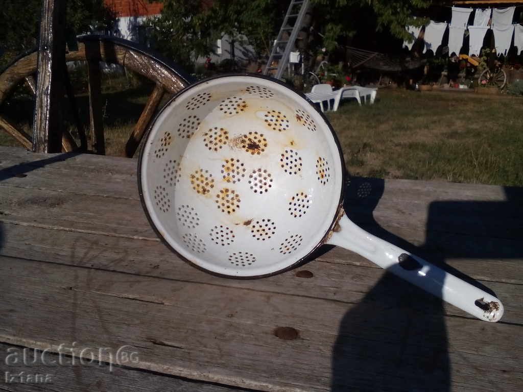 Enamelled colander - 5 Enamelled colander - 5