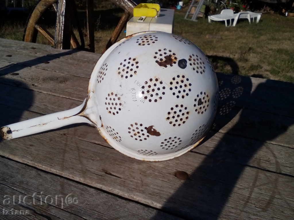 Enamelled colander - 7 Enamelled colander - 7