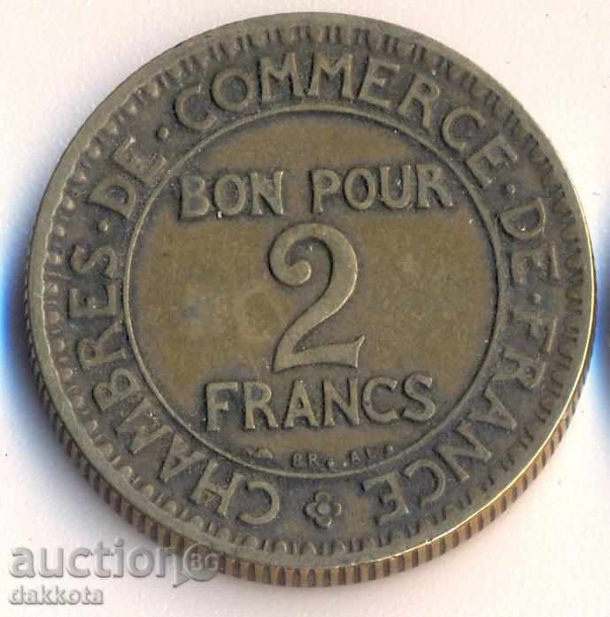 Γαλλία 2 φράγκα το 1923