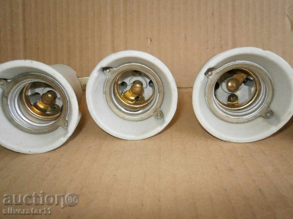 sock porcelain sockets 7 pieces new - 5 sock porcelain sockets 7 pieces new - 5