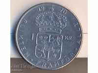 Sweden 1 krona 1970 year