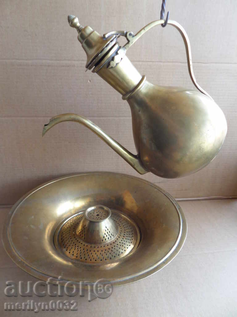 Russian hibiscus basin holder ROVER brass baker with price 1090.00 BGN | € 557.31 Russian hibiscus basin holder ROVER brass baker with price 1090.00 BGN | € 557.31