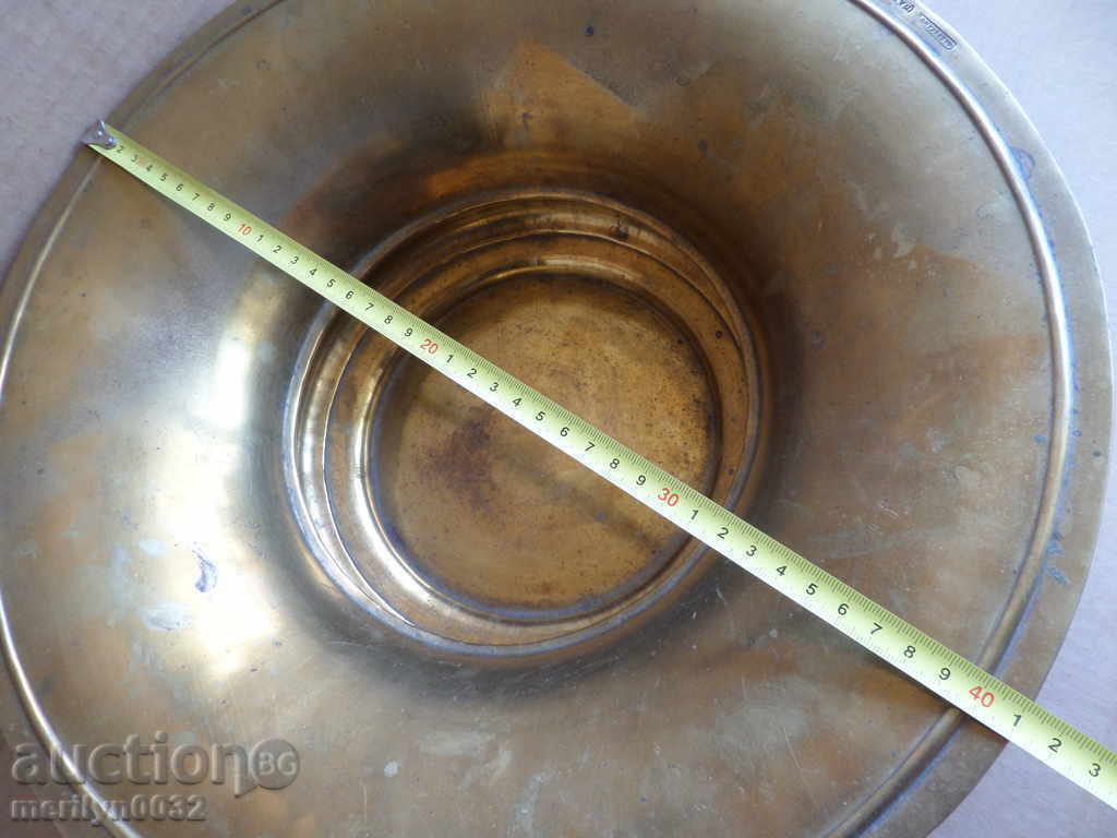 Russian hibiscus basin holder ROVER brass baker - 7 Russian hibiscus basin holder ROVER brass baker - 7