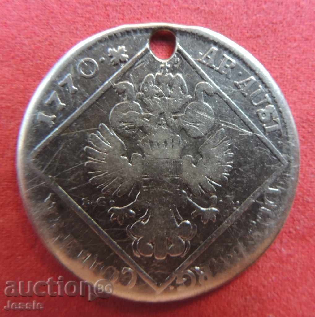 30 Kreuzer 1770 Austro-Ungaria Argint cu preț € 16.44 | 32.15 BGN