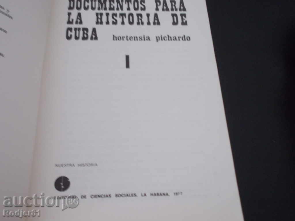 Books - Documents for the History of Cuba - Hortensia Pichardo with price 30.00 BGN | € 15.34 Books - Documents for the History of Cuba - Hortensia Pichardo with price 30.00 BGN | € 15.34