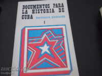 Books - Documents for the History of Cuba - Hortensia Pichardo
