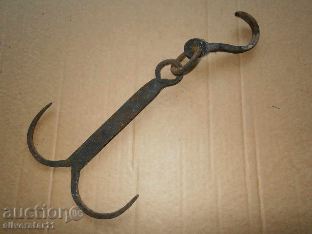 Old forged scraping hook with price 21.00 BGN | € 10.74