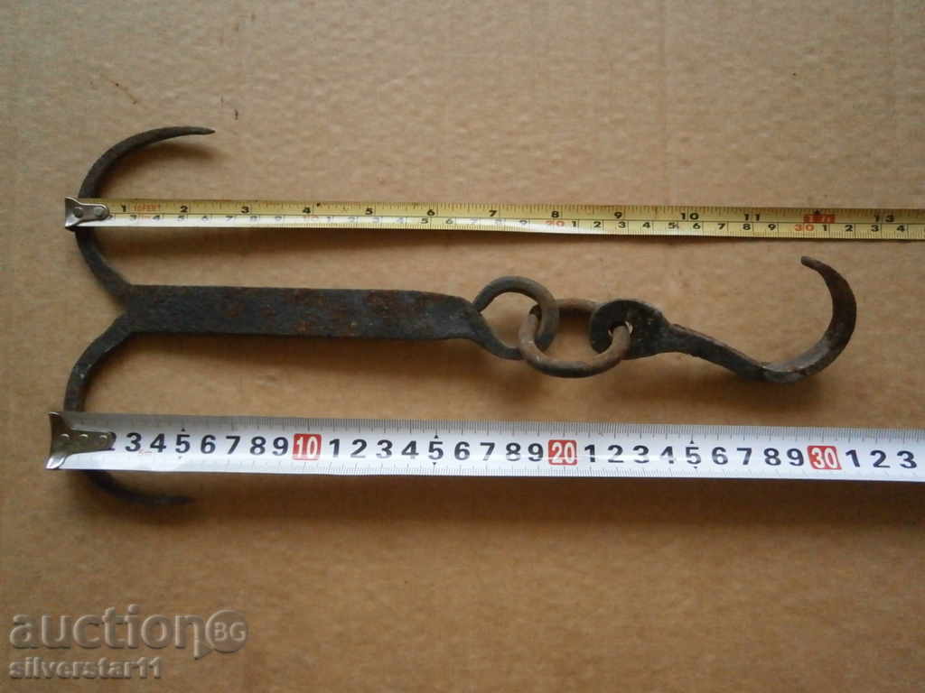 Old forged scraping hook - 6