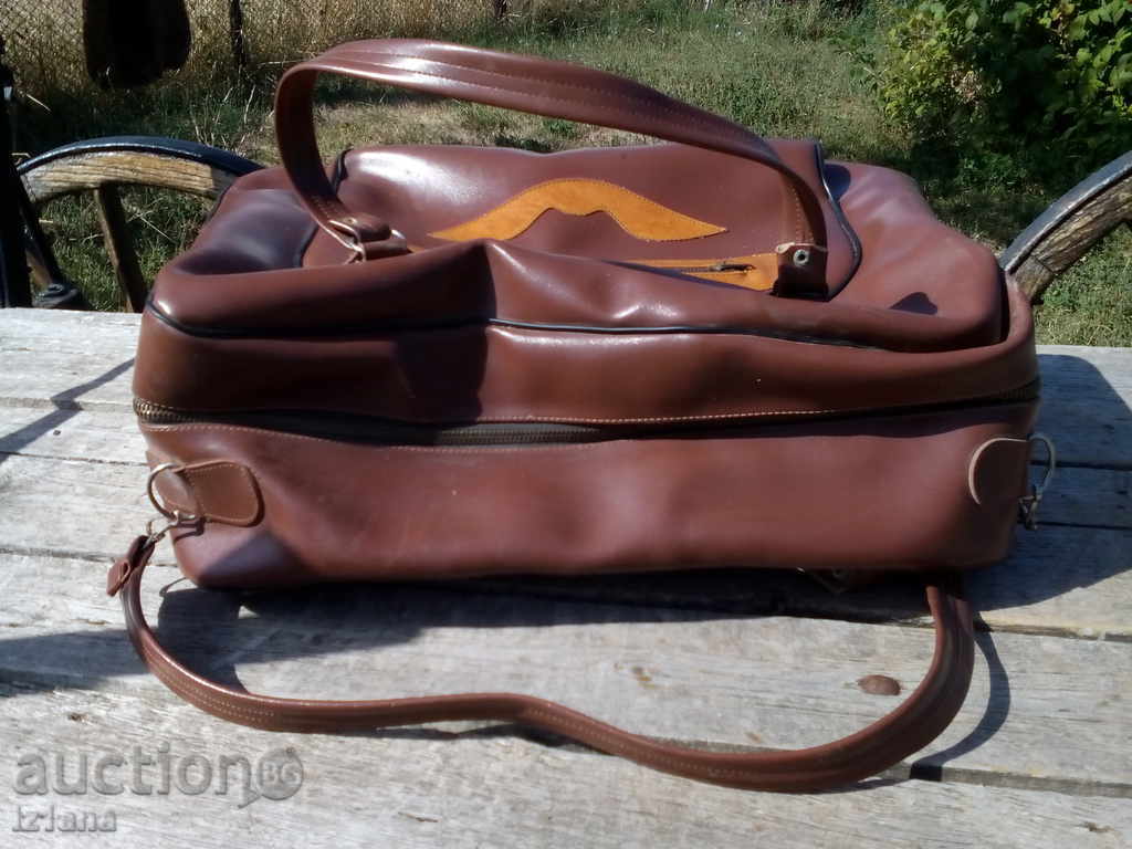An old leather bag, a bag - 6
