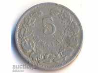 Luxemburg 5 centimes 1908 Grand Duke Guillaume