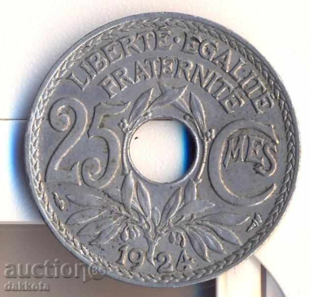 France 25 centime 1924