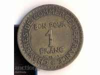 Франция франк 1921 година