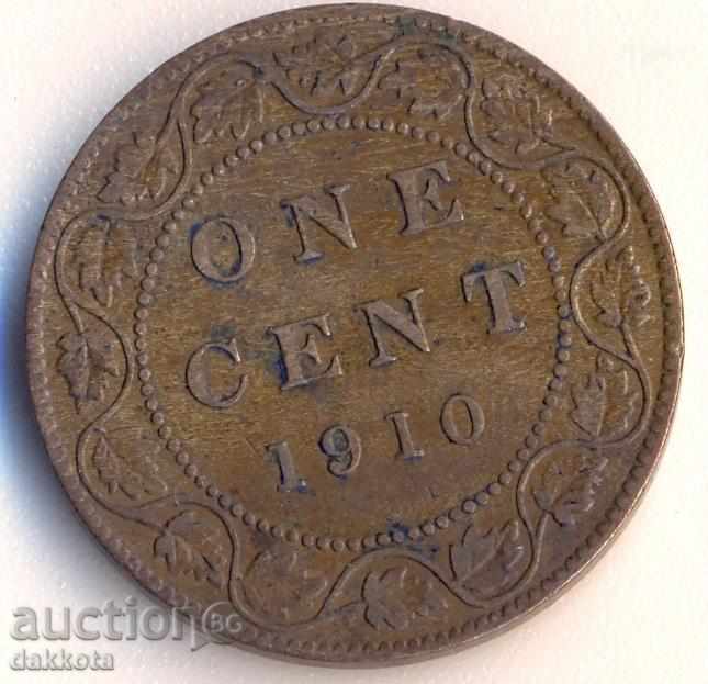 Канада цент 1910 година